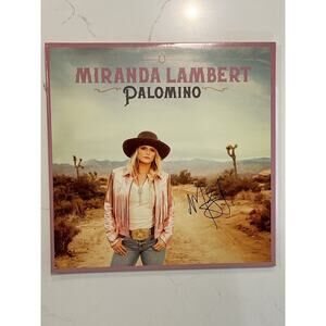 MIRANDA LAMBERT SIGNED PALOMINO VINYL AUTOGRAPHED ✍️